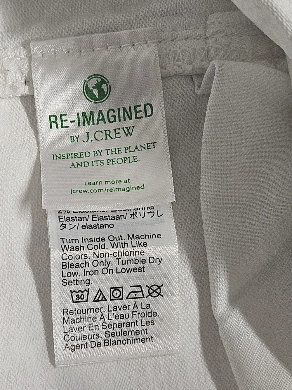 J. Crew White Denim Short Overalls Womens Sz L Raw Hem Bib Shorts White